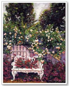 Thank you to an Art Collector from Roanoke VA for buying a  print of SUMPTOUS CASCADING ROSES
